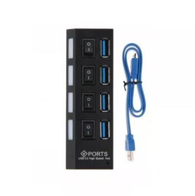 4 Port USB 3.0 Çoklayıcı On Off Anahtarlı - 1