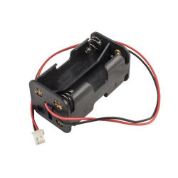 4-Slot Double-sided AA Battery Holder - with JST-XH 2.54mm Connector