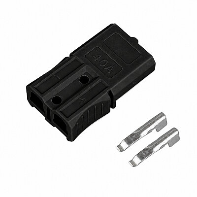 40A 600V Anderson Power Akü Soketi - Siyah - 1