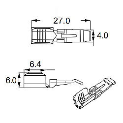 40A Anderson Socket Terminal - 2
