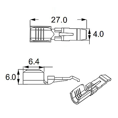 40A Anderson Socket Terminal - 2