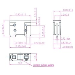 40A Mini Alçak Profil Oto Sigorta - Bıçak Sigorta - 2