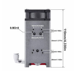 40W 450nm Yakıcı CNC Lazeri - 30L/min Ayarlanabilir Hava Pompalı - 3
