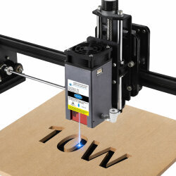 40W 450nm Yakıcı CNC Lazeri - 30L/min Ayarlanabilir Hava Pompalı - 4