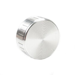 40x17 Aluminum Potentiometer Head - Silver