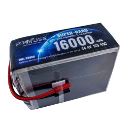 44.4V 12S 16000mAh 60C Lipo Battery