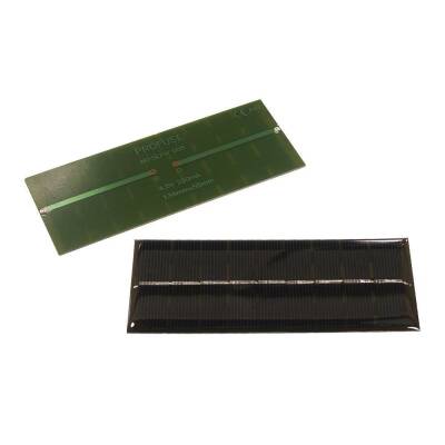 4.5V 250mA Solar Panel - Güneş Pili 136x55mm - 2