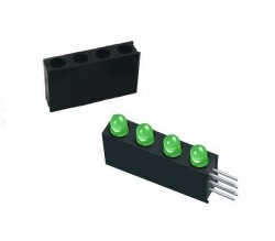 4'lü Led Yuvası - 90 Derece