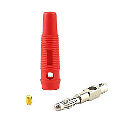 4mm 32A Erkek Banana Konnektör - Kırmızı - 2
