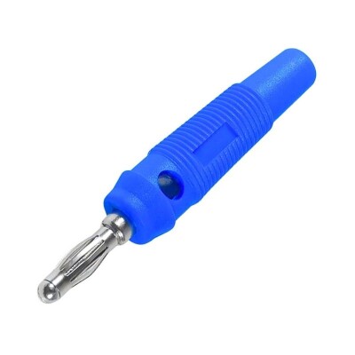 4mm 32A Erkek Banana Konnektör - Mavi - 1
