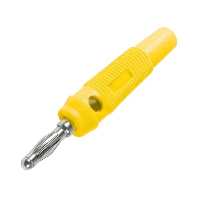4mm 32A Erkek Banana Konnektör - Sarı - 1