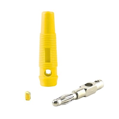 4mm 32A Erkek Banana Konnektör - Sarı - 2