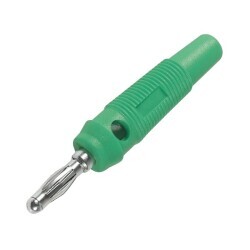 4mm 32A Male Banana Connector - Green