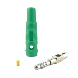 4mm 32A Male Banana Connector - Green - 2