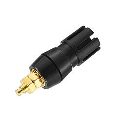 4mm Female Banana Connector - Black - 2