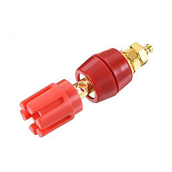 4mm Female Banana Connector - Red - 3