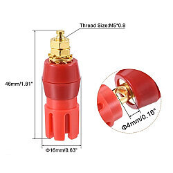 4mm Female Banana Connector - Red - 4