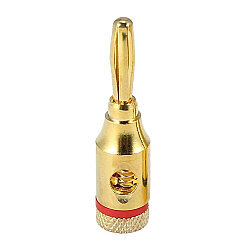 4mm Metal Erkek Banana Konnektör - Kırmızı - 2