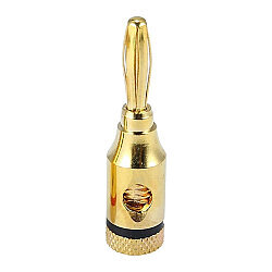 4mm Metal Male Banana Connector - Black - 2