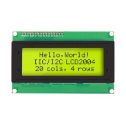 4X20 LCD Screen Green