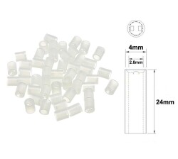 4x24mm Led Distance (Standoff) - White