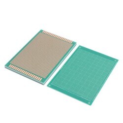 4x6cm Epoxy Single Sided Perforated Plaque