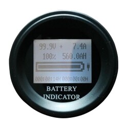 5-100V 100A Battery - Lithium Battery Voltage Current Capacity Indicator