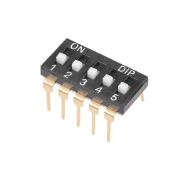 5-Pin Integrated Dip Switch