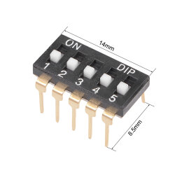 5-Pin Integrated Dip Switch - 3