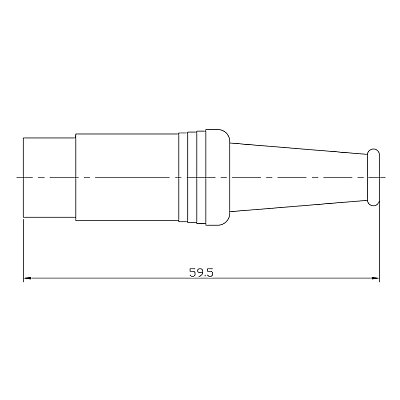 5 Pin Male Metal Midi DIN Connector - 3
