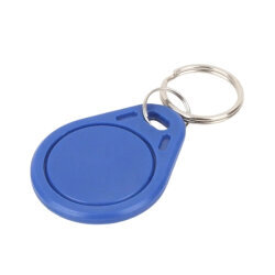500kHz Printable RFID Keychain - Blue