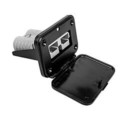 50A Anderson Socket Panel Mounting Bracket with Cover - 2