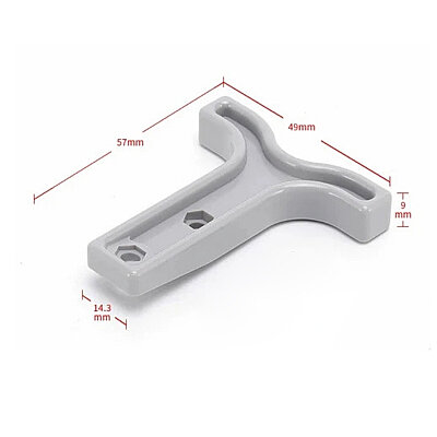 50A Anderson Socket T-Frame Connector Handle - Gray - 3