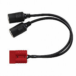 50A Kırmızı Anderson Soketi - Çift Dişi Çakmak Soketi Dönüştürücü Kablo - 50cm - 2