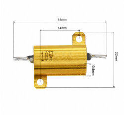 50R 10W 5% Aluminum Resistor - 2