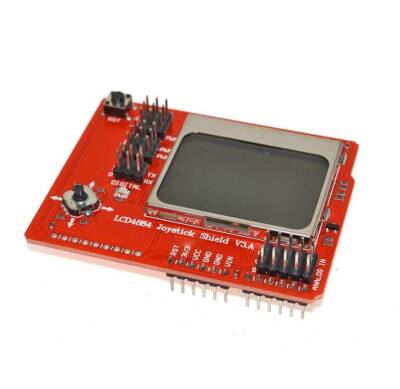 5110 LCD Joystick Shield - 1