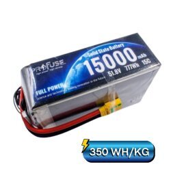 51.8V 14S 15000mAh 15C Solid State Lipo Battery