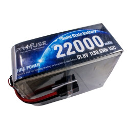 51.8V 14S 22000mAh 15C Solid State Lipo Battery