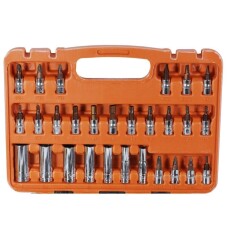 53 Piece 1/4 Ratchet Socket Wrench Set - 2