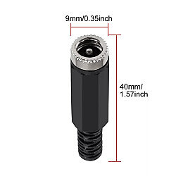 5.5x2.5mm Dişi DC Barrel Jack - 3
