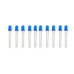 5mm Blue Led Package - 10 Pieces