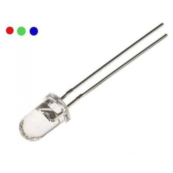 5mm Rgb Flaşör Led 2 Bacaklı - Yavaş