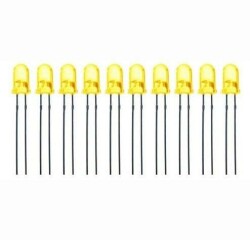 5mm Sarı Led Paketi - 10 Adet
