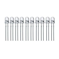 5mm White Led Package - 10 Pieces