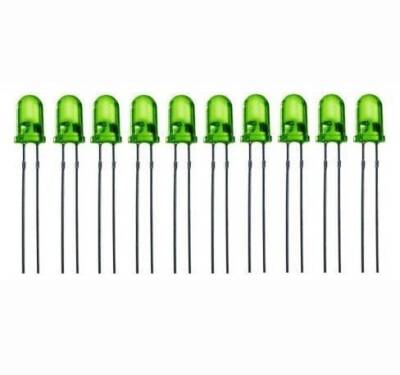 5mm Yeşil Led Paketi - 10 Adet - 1