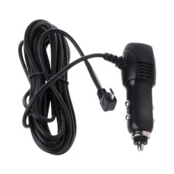 5V 2.4A Dual USB Car Cigarette Lighter Charger with 90C Micro USB Output - 3.5m Cable