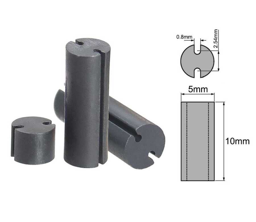 5x10mm Led Distans (Standoff) - Siyah