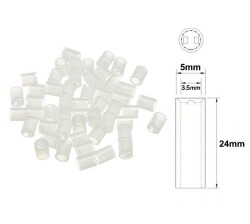 5x24mm Led Distance (Standoff) - White
