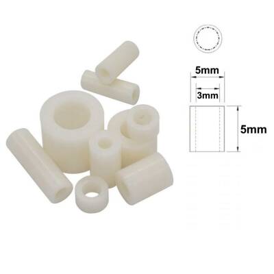5x5mm Led Distance (Standoff) - White - 1