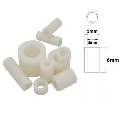 5x6mm Led Distance (Standoff) - White - 1